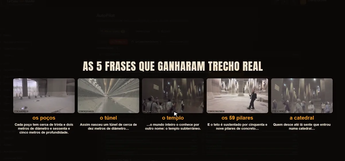 As 5 frases do roteiro que ganharam trecho real do YouTube